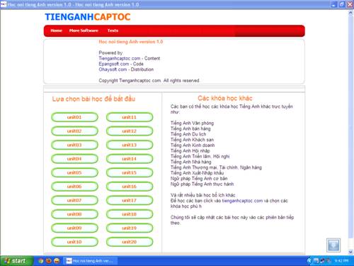 Phan mem hoc noi Tieng Anh