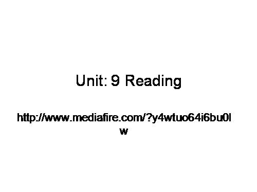 unit : 9 Reading