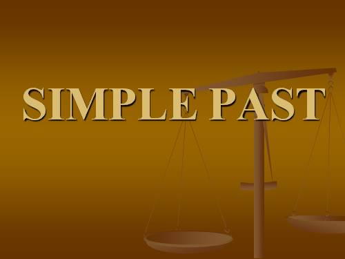 Simple past