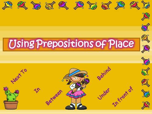 Using Preposition