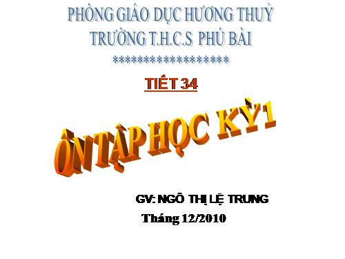 Ôn tập HK1