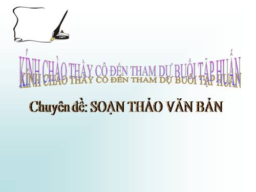 Soạn thảo văn bản