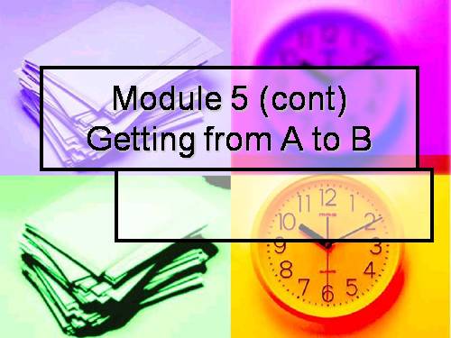 module 5 - New cutting edge