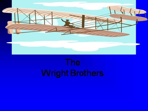 THE WRIGHT BROTHERS