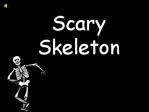 LET'S SING TO LEARN ENGLISH: SCARY SKELETON