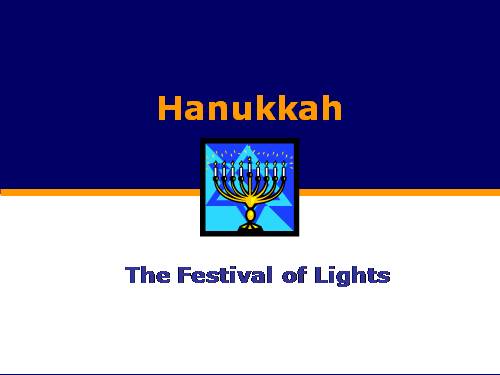 DECMBER HANUKKA