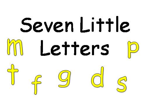 SEVEN LITTLE LETTERS