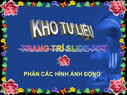 hinh dong trang tri slide