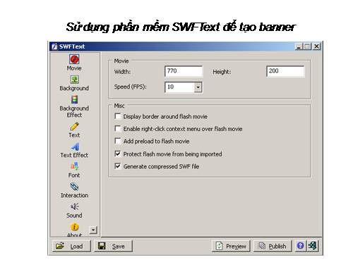Phan mem lam banner SWF text  co key