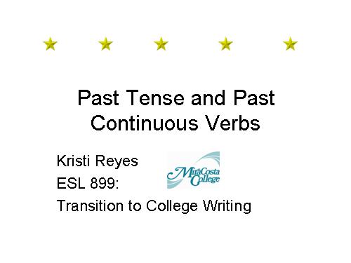 past tense 3