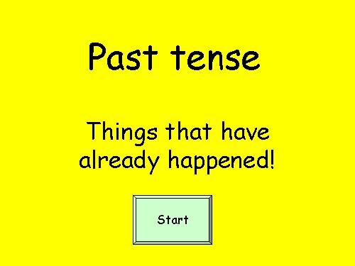 past tense 2