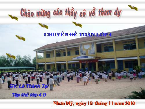 TOÁN LỚP 4