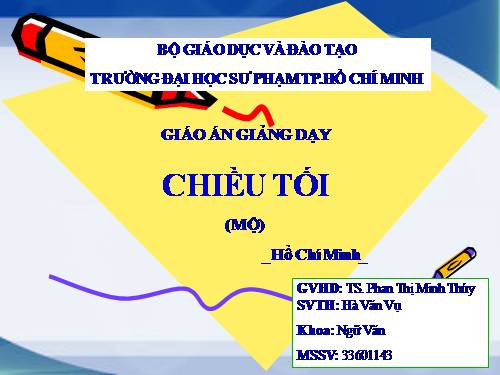 Chiều tối (Mộ) Hồ Chí Minh