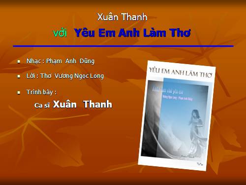 YEU EM ANH LAM THO