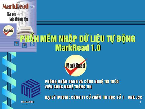 PHẦN MỀM NHẬP DỮ LIỆU TỰ ĐỘNG