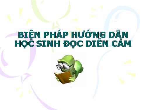 Rèn  đọc diễn cảm cho học sinh