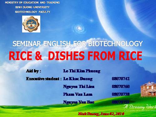 seminar biotechnology