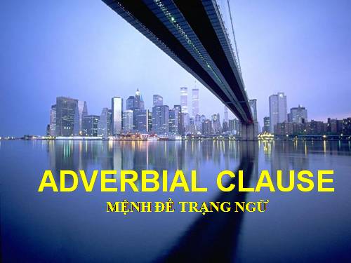 Adv clause