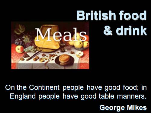 British food & drink