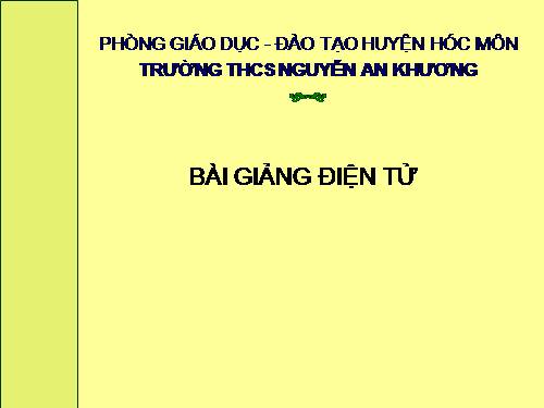 bai giang dien tu