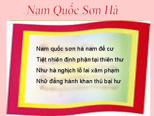 sông núi nước nam