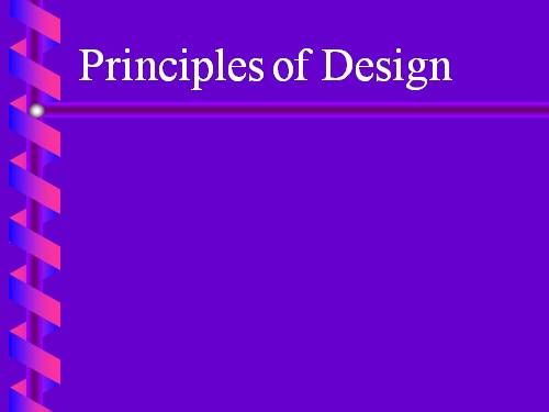 Principles of Design