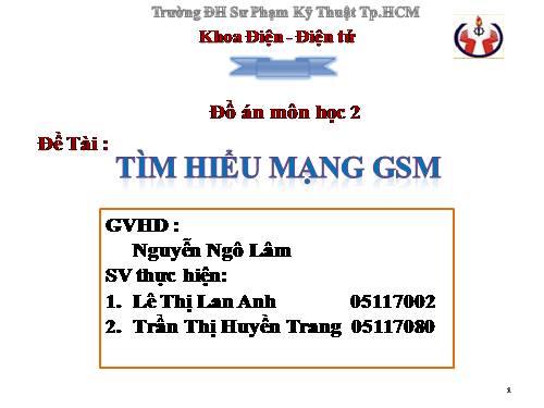 Đồ án GSM