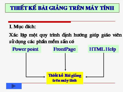 kỹ năng thiết kế bài giảng