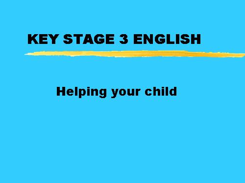 How to help your child in English