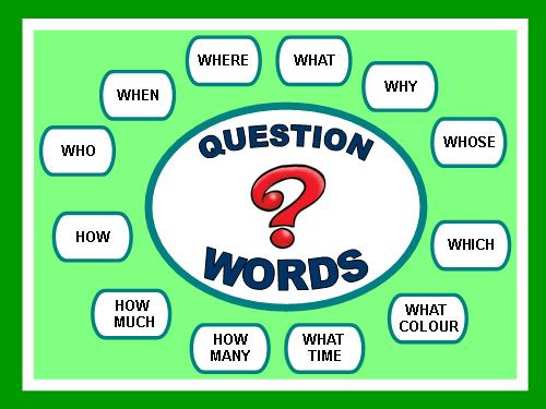 Question words