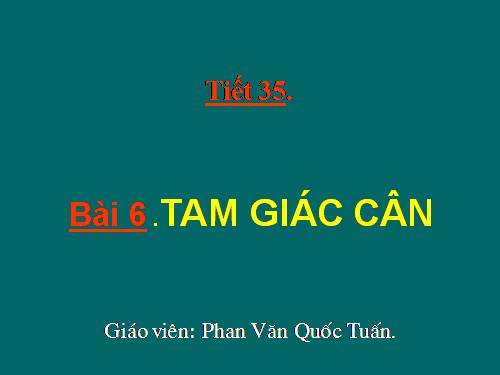 tam giac can