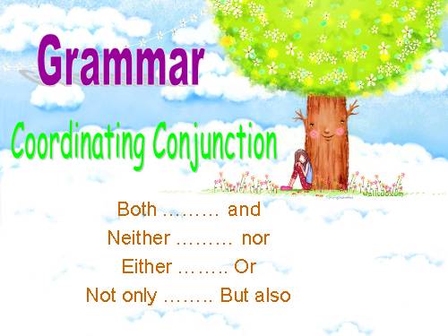 Coordinating Conjunction