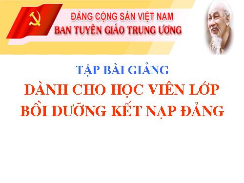 Bồi dưỡng đối tượng Đảng