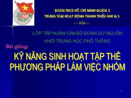 Kỹ năng làm việc nhóm