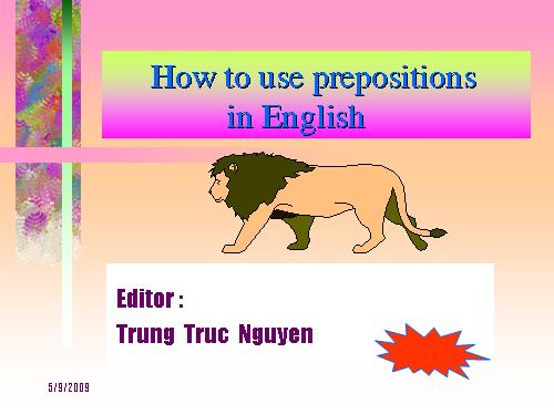 PREPOSITIONS 2