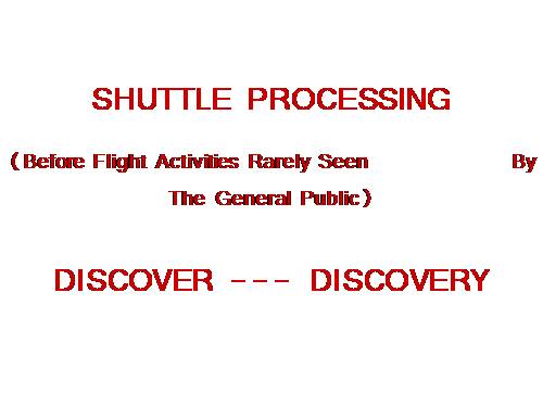 Shuttle Activities