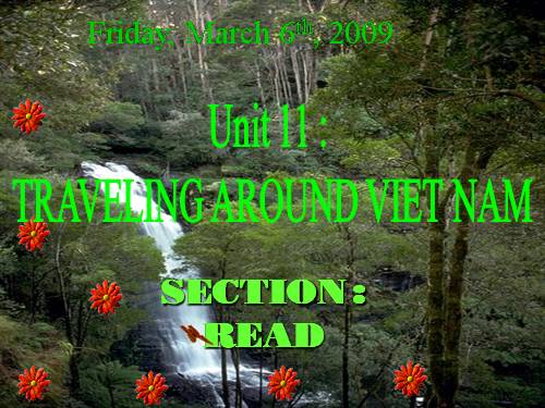 unot 11: travelling around Viet Nam