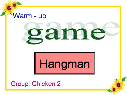 game hangman english 8 unit16