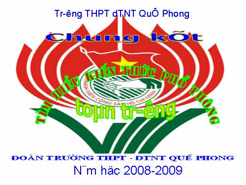 Thi tim hieu kien thuc pho thong