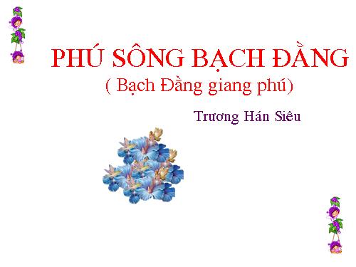 bài 17. phú sông bạch đằng