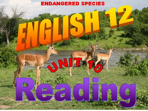 Unit 10 -Reading-English 12