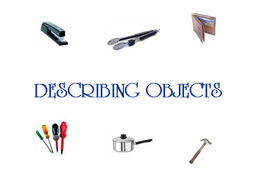 Describing objects