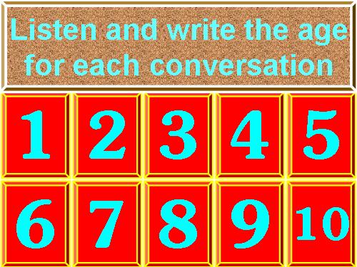 connect1-unit4-Listen and write age-ppt-Q24