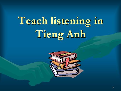 How to teach Listening in Communicative approach