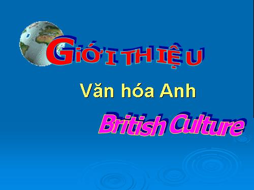 Ngoại khoá văn hoá Anh