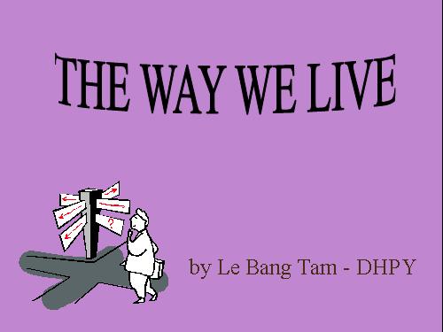 Unit 2 - The way we live