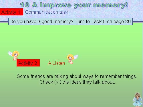 Improve your memory!