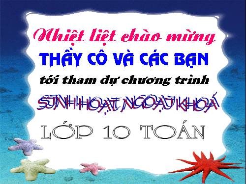 chuong trinh ngoai khoa