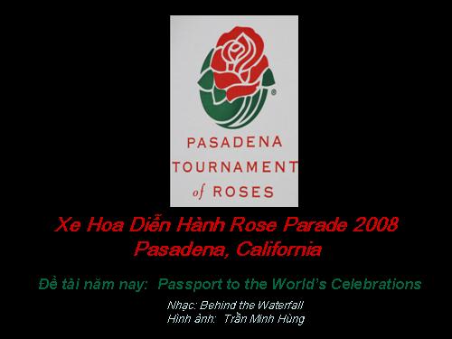 Rose Parade floats 2008