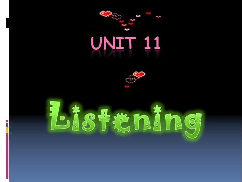 Unit 11 / Lítening